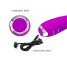 vibrateur molly avec rotation rechargeable
