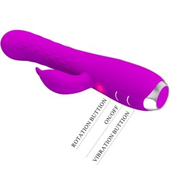 vibrateur molly avec rotation rechargeable