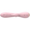 vibrateur magic stick avec lapin - rose clair