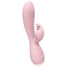 vibrateur magic stick avec lapin - rose clair