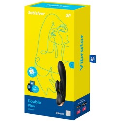 application vibrateur double flex noir