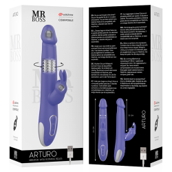 vibrateur et rotateur arturo compatible avec la technologie sans fil watchme