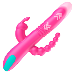 donald triple stimulation : anal, g-spot & clitoral watchme technologie sans fil compatible