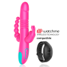 donald triple stimulation : anal, g-spot & clitoral watchme technologie sans fil compatible