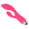 vibrateur avec lapin 13 cm rose