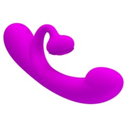 vibrateur sincère et ondes stimulantes clitoridiennes silicone violet