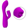 vibrateur lapin rechargeable gloria imperméable violet