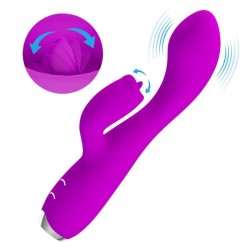 vibrateur lapin rechargeable gloria imperméable violet