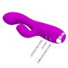 vibrateur lapin rechargeable gloria imperméable violet