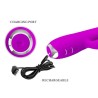vibrateur lapin rechargeable gloria imperméable violet