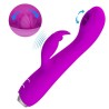 vibrateur rechargeable rachel avec ondes stimulantes violet
