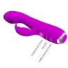 vibrateur rechargeable rachel avec ondes stimulantes violet
