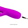 vibrateur lapin rechargeable melanie violet