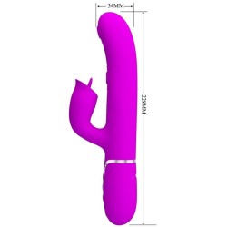 vibrateur lapin à lécher fuchsia