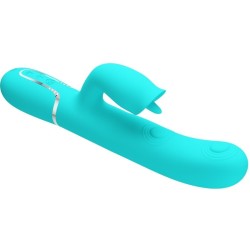 vibrateur lapin à lécher vert aqua