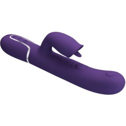 vibrateur lapin à lécher violet