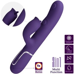 vibrateur lapin à lécher violet