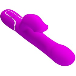 vibrateur rabbit perles violet