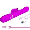 vibrateur rabbit perles violet