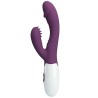 andre vibrateur rabbit & stimulateur de point g violet