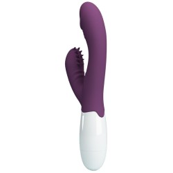 andre vibrateur rabbit & stimulateur de point g violet