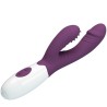 andre vibrateur rabbit & stimulateur de point g violet