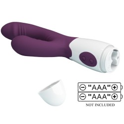 andre vibrateur rabbit & stimulateur de point g violet