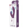 andre vibrateur rabbit & stimulateur de point g violet