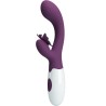 butterfly kiss vibrateur rabbit et stimulateur de point g violet