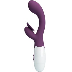 butterfly kiss vibrateur rabbit et stimulateur de point g violet