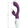 butterfly kiss vibrateur rabbit et stimulateur de point g violet