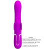 vibrateur multifonction lapin 4 en 1 papillon fuchsia