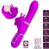 vibrateur multifonction lapin 4 en 1 papillon fuchsia