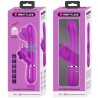 vibrateur multifonction lapin 4 en 1 papillon fuchsia