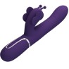 vibrateur multifonction lapin 4 en 1 papillon violet