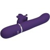 vibrateur multifonction lapin 4 en 1 papillon violet