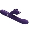 vibrateur multifonction lapin 4 en 1 papillon violet
