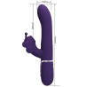 vibrateur multifonction lapin 4 en 1 papillon violet