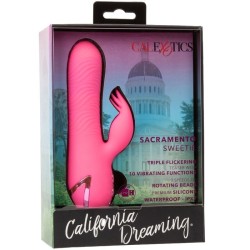 sacramento sweetie vibrateur lapin rose par california dreaming