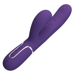 perlita vibrateur g-spot 3 en 1 multifonction violet