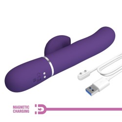 perlita vibrateur g-spot 3 en 1 multifonction violet