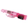 mini rotateur lapin rose avec superstimulateur