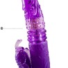 rotateur haut et bas lapin lilas avec superstimulateur