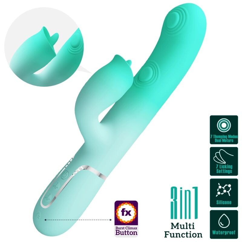 vibrateur lapin multifonction gigi vert aqua vibrateur lapin multifonction gigi vert aqua