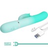 vibrateur lapin multifonction gigi vert aqua