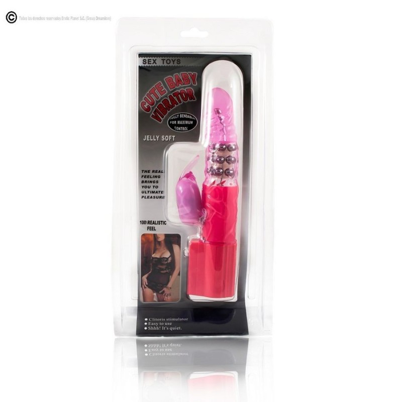 rotateur de lapin rose avec superstimulateur rotateur de lapin rose avec superstimulateur