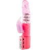 rotateur de lapin rose avec superstimulateur