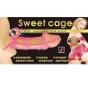 couverture et anneau en silicone sweet 10 rythmes pour le pénis rose