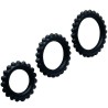 titan set 3 pcs cock ring noir 2.8 + 2.4 + 1.9 cm