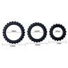 titan set 3 pcs cock ring noir 2.8 + 2.4 + 1.9 cm